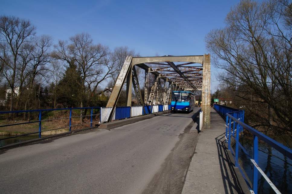 Most na rzece Wiśle w Strumieniu